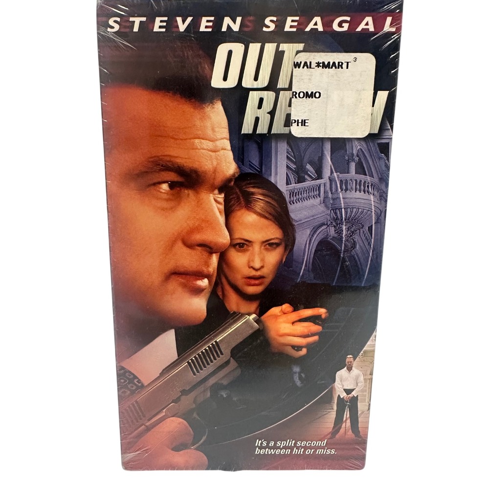 Columbia TriStar Out of Reach Steven Seagal VHS Movie New Sealed Action Thriller